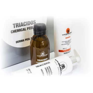 UTSUKUSY Triacidos Derma Peel Pro Professional Kit- zestaw zabiegowy (150 ml+ 200 ml + 250 ml)