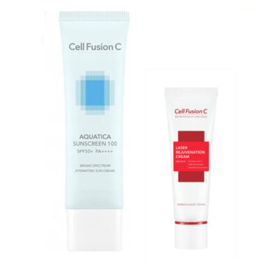 CELL FUSION C CELL FUSION C Aquatica COOLING Sunscreen 100 SPF 50+/PA++++ 50 ml + Laser Rejuvenation Cream 10 ml