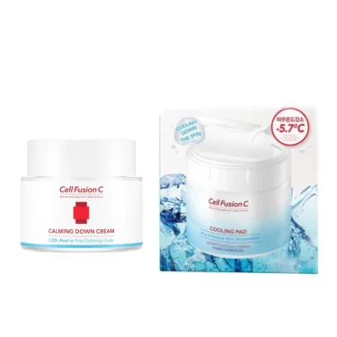 CELL FUSION C Calming Down Cream 50 ml + Cooling Pad 2 płatki