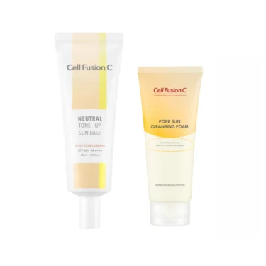 CELL FUSION C Neutral Tone-Up Sun Base SPF 50+/ PA++++ 40 ml + Pore Sun Cleansing Foam 20 ml