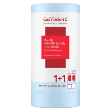 CELL FUSION C Aquatica Sunscreen 100 SPF 50+ / PA ++++ (Post a Cure Sunscreen) 35 ml+35 ml