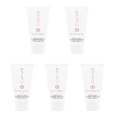 JEAN D’ARCEL Caviar Creme De Jour Minerale Teintee No.2 Medium 25 ml (5 tubki x 5 ml)