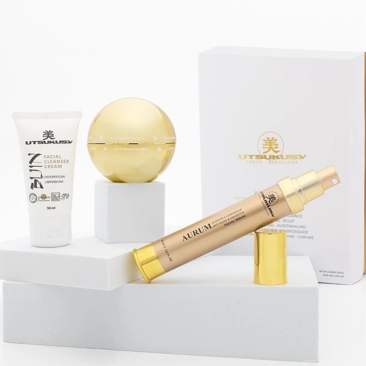 UTSUKUSY Aurum Set (50ml + 50ml + 35ml)