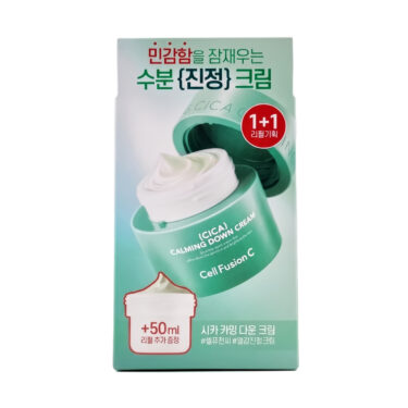 CELL FUSION C Cica Calming Down Cream 100 ml (50 ml + 50 ml)