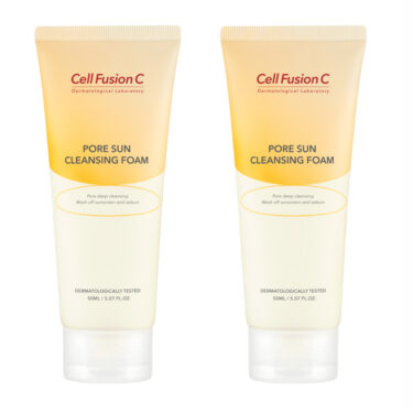 CELL FUSION C Pore Sun Cleansing Foam 100 ml (2 tubki x 50 ml)