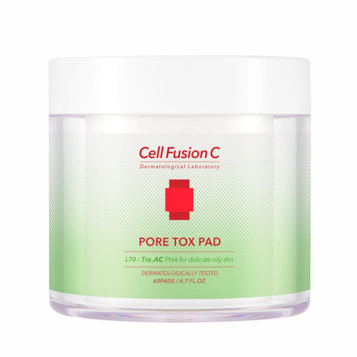 CELL FUSION C TRE AC Pore Tox Pad 60 szt. + kosmetyczka