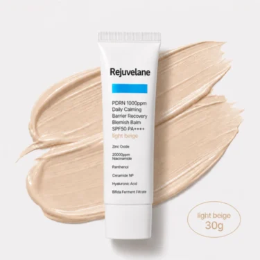 REJUVELANE PDRN 1000ppm Daily Calming Barrier Recovery Blemish Balm SPF50 PA++++ (light beige) 30g